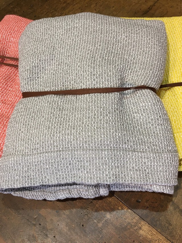 Coppia asciugamani Nido d’ape colorati