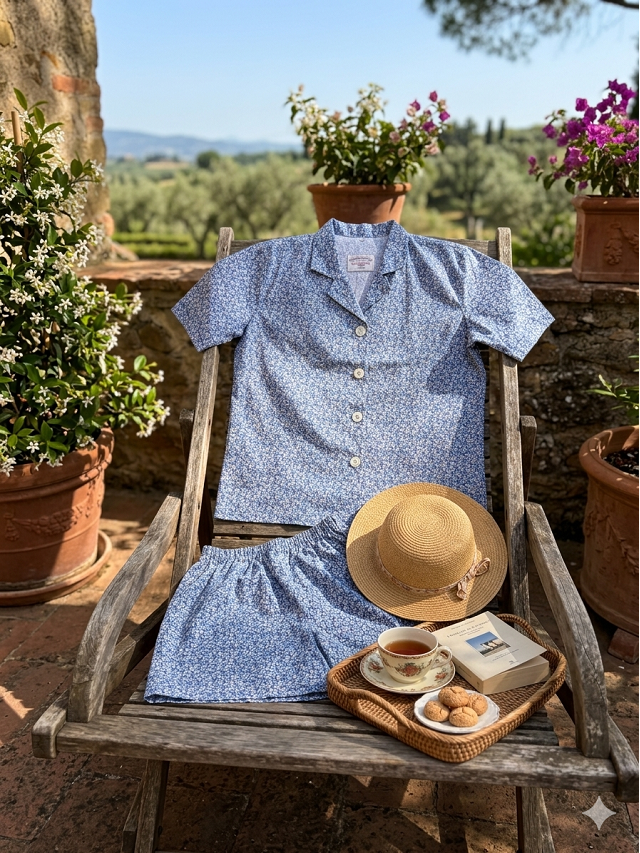 Pigiami Donna Corti - in Cotone